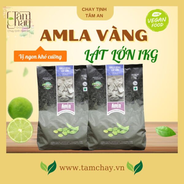 Amla vàng lát lớn 1kg