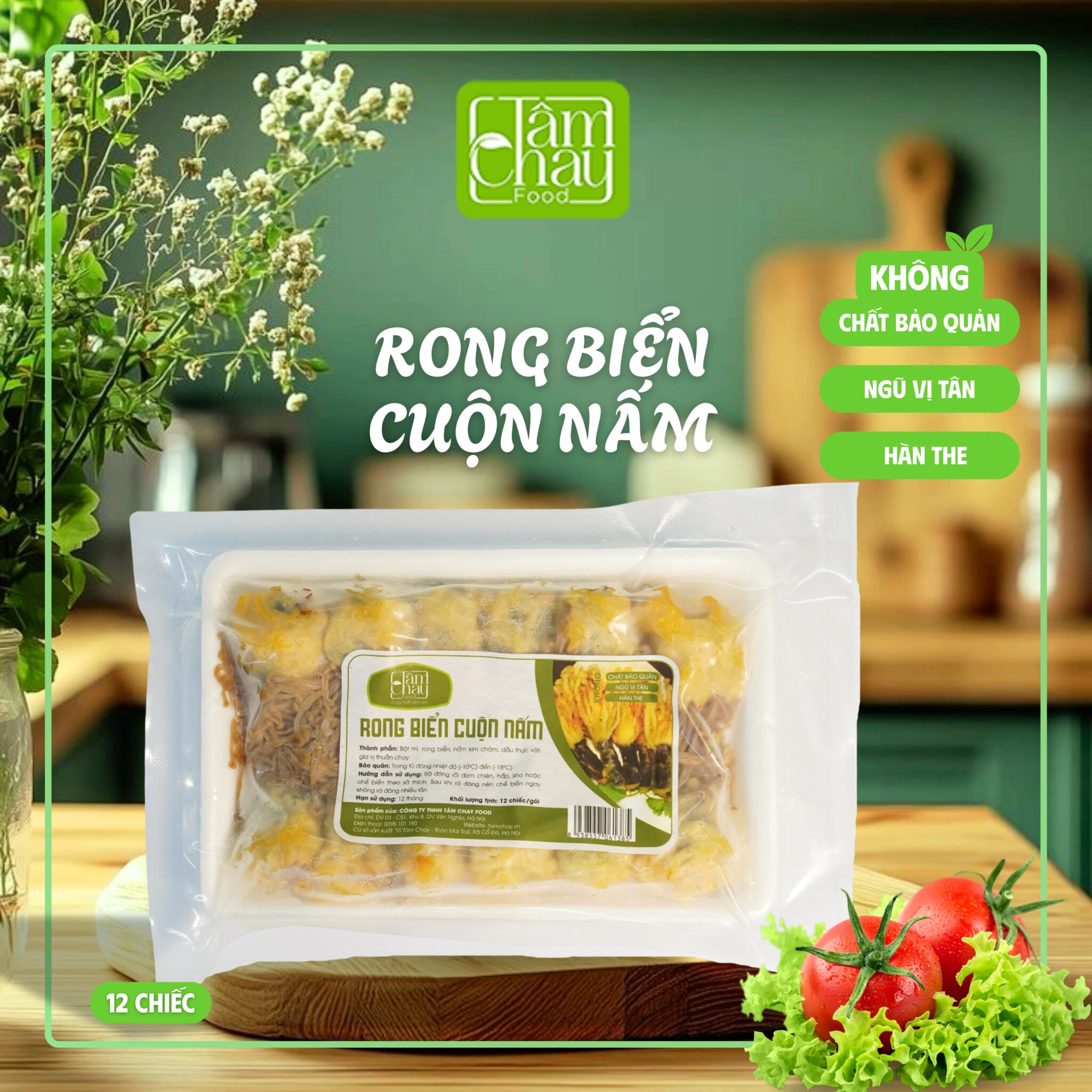 Rong biển Cuộn Nấm Kim